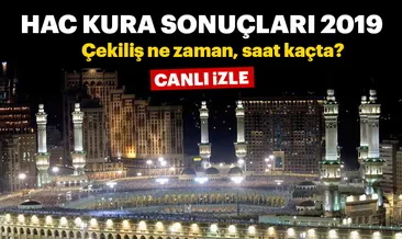 Hac kura sonuçları 2019 belli oldu! Diyanet İşleri Başkanlığı ile hac kuraları sonuçları sorgulama sayfası