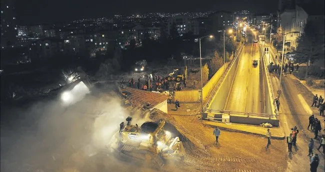 1071 bulvarı’nda OHAL’den yıkım