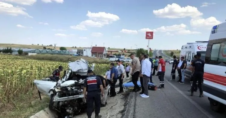 Edirne’deki trafik kazasında yaralanan polis memuru hastanede hayatını kaybetti