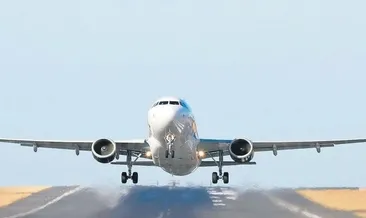 Yolcu uçağı tavşana çarptı