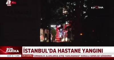Son dakika! İstanbul’da hastane yangını! | Video