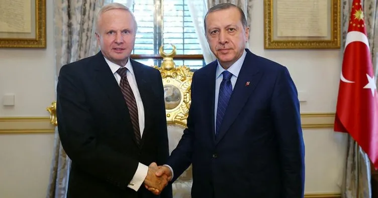 Cumhurbaşkanı Erdoğan BP Grup CEO’su Dudley’i kabul etti