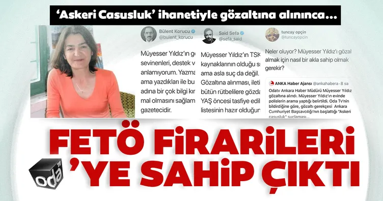 FETÖ firarileri ODA TV’ye sahip çıktı