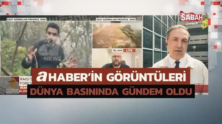İlk kez A Haber'in ulaştığı Reisi'nin helikopterinin enkazına ait görüntüler dünyada gündem oldu!