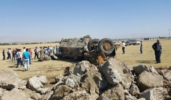 Muş'ta askeri araca saldırı