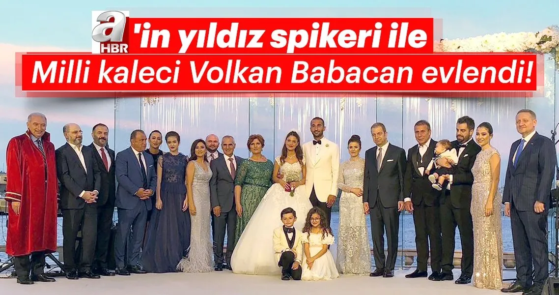 Ahaber In Yildiz Spikeri Hilal Ozdemir Ile Milli Kaleci Volkan Babacan Evlendi Magazin Haberleri