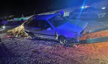 Şanlıurfa’da otomobil kum yığınına çarptı: 5 kişi yaralandı