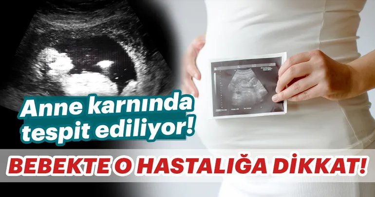 Anne karnında  tespit ediliyor!