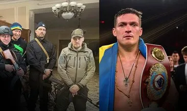 Son dakika: Dünya boks şampiyonu Ukraynalı Oleksandr Usyk savunma güçlerine katıldı!