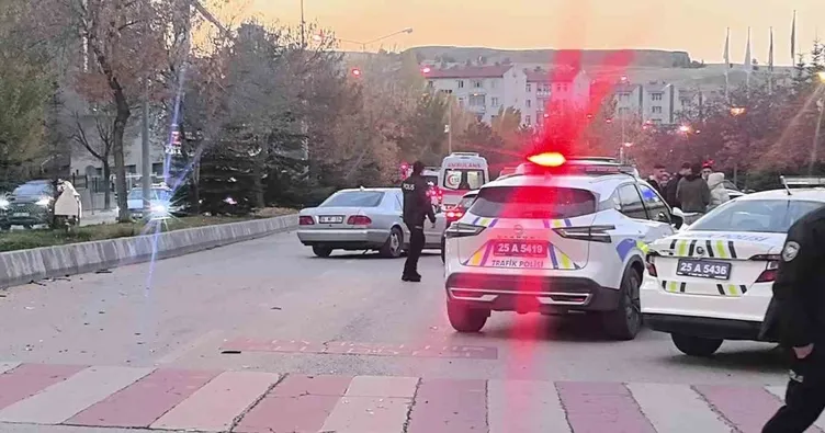 2 otomobil çarpıştı! 3 kişi yaralandı