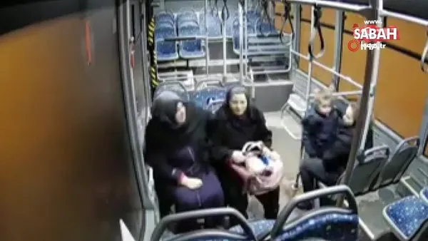 Halk otobüsü şoförü rahatsızlanan çocuğu hastaneye yetiştirdi