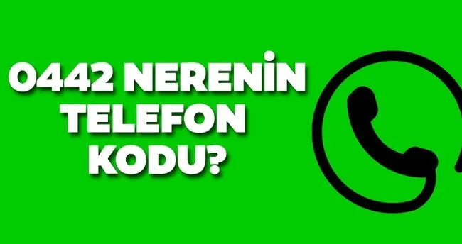 0442 alan kodu nerenin 0442 telefon