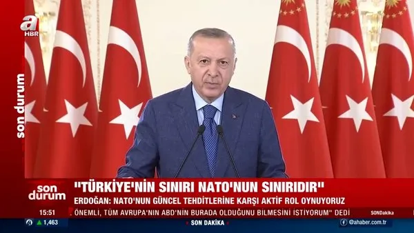 SON DAKİKA: Cumhurbaşkanı Erdoğan'dan NATO Zirvesi'nde önemli açıklamalar