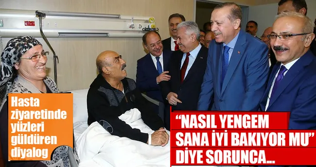 Cumhurbaşkanı Erdoğan, hastaları ziyaret etti