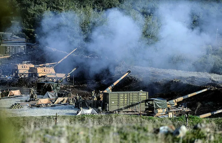 Sakarya Tepesi’ndeki PYD mevzileri yerle bir edildi