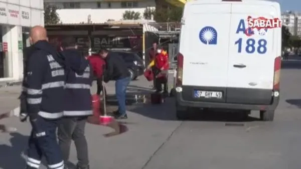 Antalya'da cinayet: 1 ölü, 1 yaralı | Video