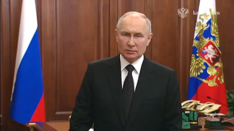 Rusya son dakika | Putin talimatı verdi: Wagner grubuna ait konvoy vuruldu: İşte İlk görüntüler...