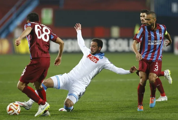 Trabzonspor-Napoli maçından kareler