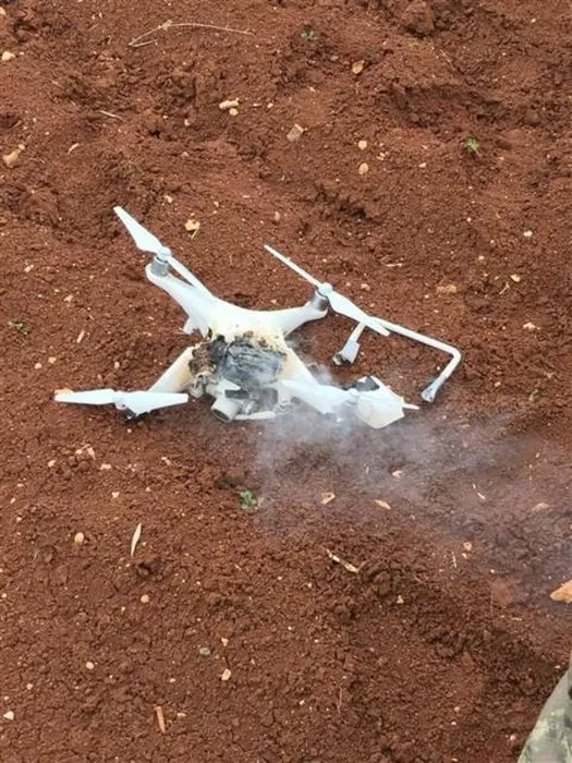 Afrin’de teröristlerin droneuna geçit yok