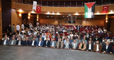 Kahta’da ‘Filistin Biziz, Biz Filistiniz’ Konferansı düzenlendi