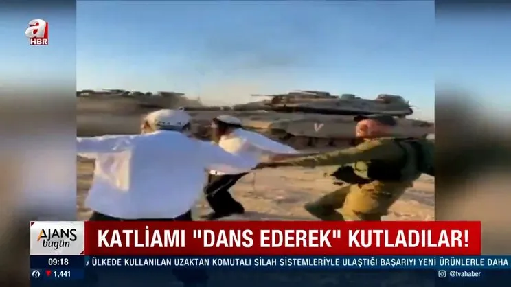 Irkçı Yahudiler Gazze'deki katliamı dans ederek kutladı!