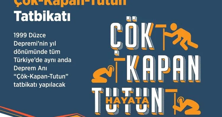 Çök – kapan – tutun tekniği nedir, nasıl yapılır? Türkiye’de dev tatbikat bugün: ÇÖK-KAPA-TUTUN!