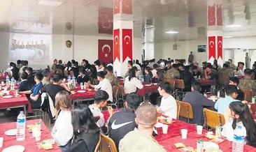 Komutan, Çukurcalı öğrencileri ağırladı