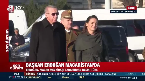 Başkan Erdoğan Macaristan'da | Video