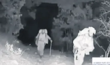 4 teröristi fotokapan gördü, SİHA vurdu