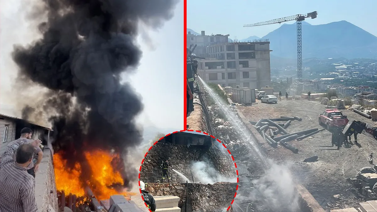 Antalya’da korkutan yangın! Borulardaki alevler yatakhaneye sıçradı: Ekipler peş peşe geldi! Antalya’da korkutan yangın! Borulardaki alevler yatakhaneye sıçradı: Ekipler peş peşe geldi!