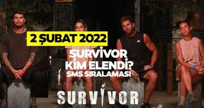 Survivor’da kim elendi, adadan bu hafta kim gitti? SMS sıralaması ile 2 Şubat 2022 Survivor All Star’da elenen yarışmacı kim oldu?