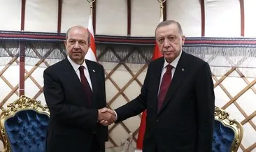 Başkan Erdoğan, KKTC Cumhurbaşkanı Ersin Tatar ile görüştü #bursa