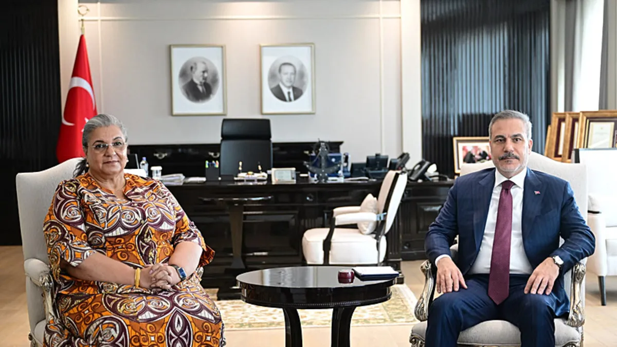 Bakan Fidan, BM Libya Destek Misyonu Başkanı’nı kabul etti!