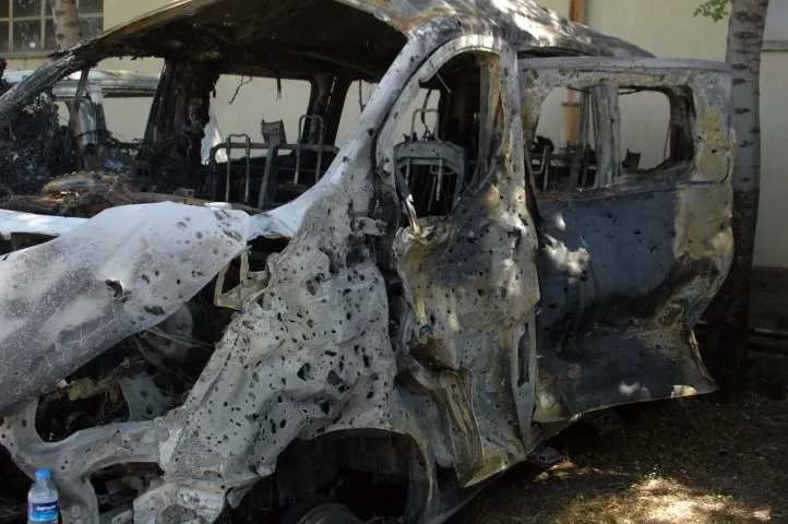 FETÖ'cü hainler 15 Temmuz gecesi polis araçlarını bu hale getirdi