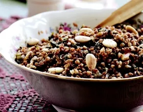 Bademli Karabuğday Grekça Pilavı