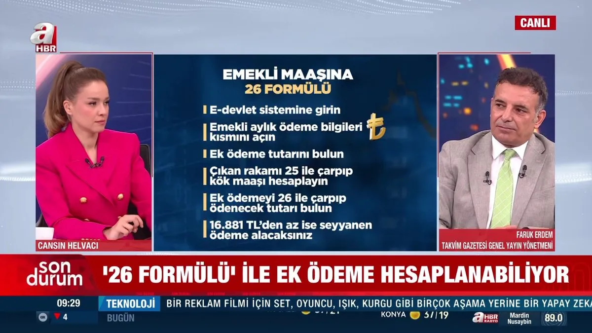 Emekli maaşına '26 formülü'! Emekliler, ek ödemelerini e-Devlet'ten öğrenebiliyor mu? İşte tüm detaylar… | Video