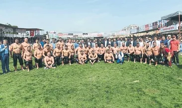 Pehlivanlardan güreşe Ramazan molası