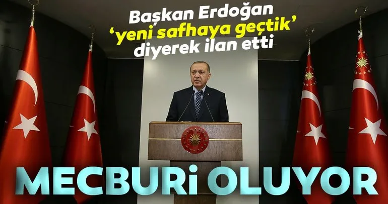 Son dakika! Başkan Erdoğan açıkladı! İşte yeni corona virüs tedbirleri...
