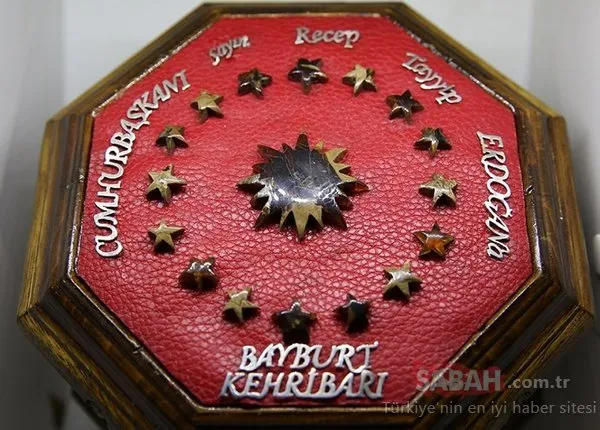 Bayburt kehribarının ilk ürünleri piyasaya sunuldu