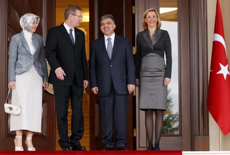 Almanya Cumhurbaşkanı Wullf’e resmi karşılama