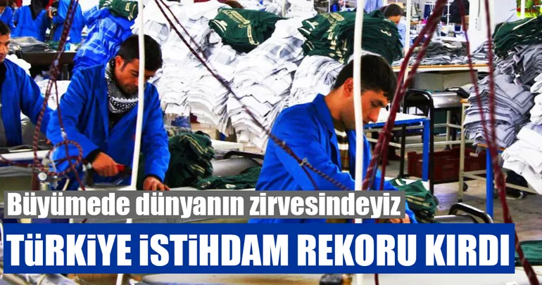 İstihdam rekoru