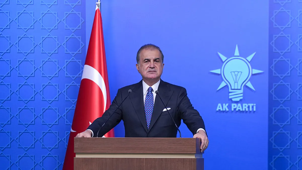 AK Parti Sözcüsü Ömer Çelik'ten seçim açıklaması: Cumhur İttifakı'nın adayı Erdoğan'dır haber görseli