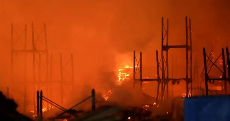 Bursa’da korkutan yangın! Palet fabrikası alevler içinde kaldı
