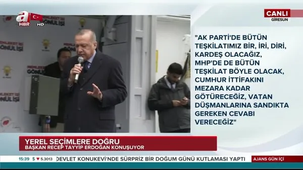 Cumhurbaşkanı Erdoğan'dan AB'ye sert tepki 