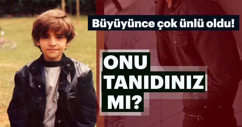 İşte ünlülerin çocukluk halleri