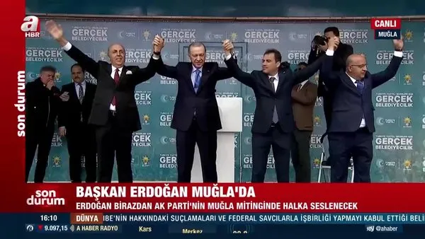 Başkan Erdoğan'dan Muğla'da 31 Mart mesajı: 