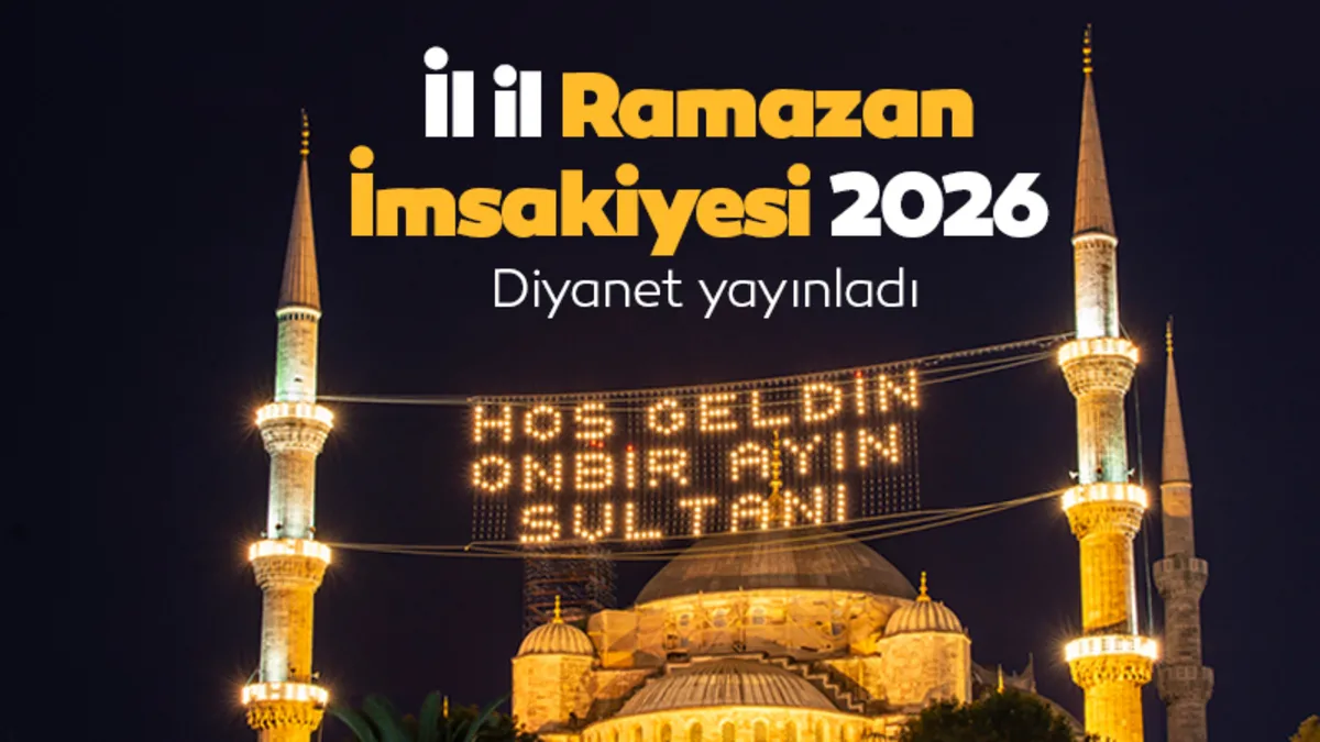 İstanbul, Ankara, İzmir ve il il imsakiye 2026 listesi! İlk sahur vakti ne zaman ve iftar saati kaçta?