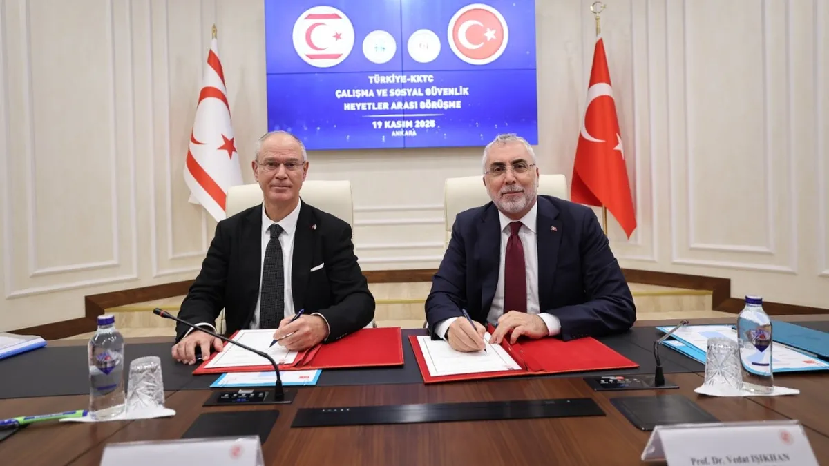 Türkiye ve KKTC arasında çalışma ve sosyal güvenlik alanında işbirliği Türkiye ve KKTC arasında çalışma ve sosyal güvenlik alanında işbirliği