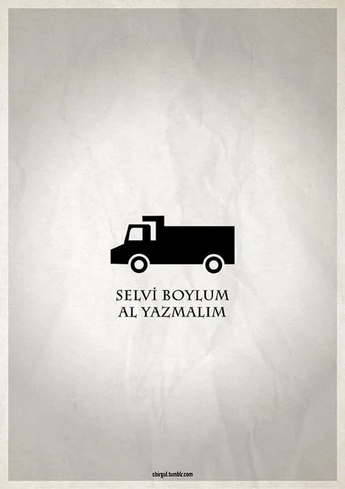 Minimal Türk Sineması afişleri