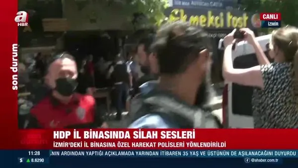SON DAKİKA: İzmir'de HDP İl Binası'nda silah sesleri! | CANLI YAYIN | Olay yerinden ilk görüntüler...